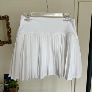 Aerie White Skater Skirt